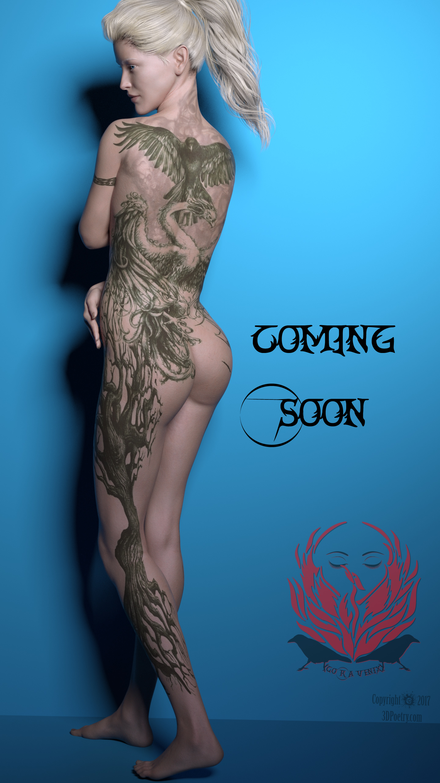 A new character is coming soon, Cora Venix.  A play on words incorporating all the great passages of the Crow, Raven, Phoenix, and of course the Vixen herself.